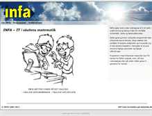Tablet Screenshot of infa.dk