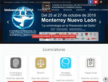 Tablet Screenshot of infa.edu.mx